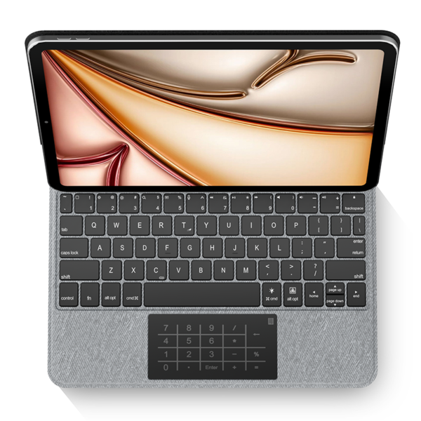 Magic Keyboard Case for iPad Air 11, Pro 11 & Air 5/4th - edaiser