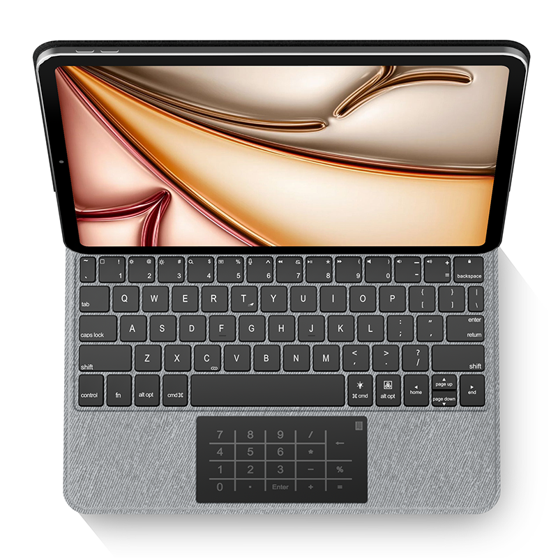 thumbnail image 2 of Magnetic Keyboard Case With Floating Arm Stand For IPad Pro 12.9 (3rd/4th/5th Gen) 2 of 6